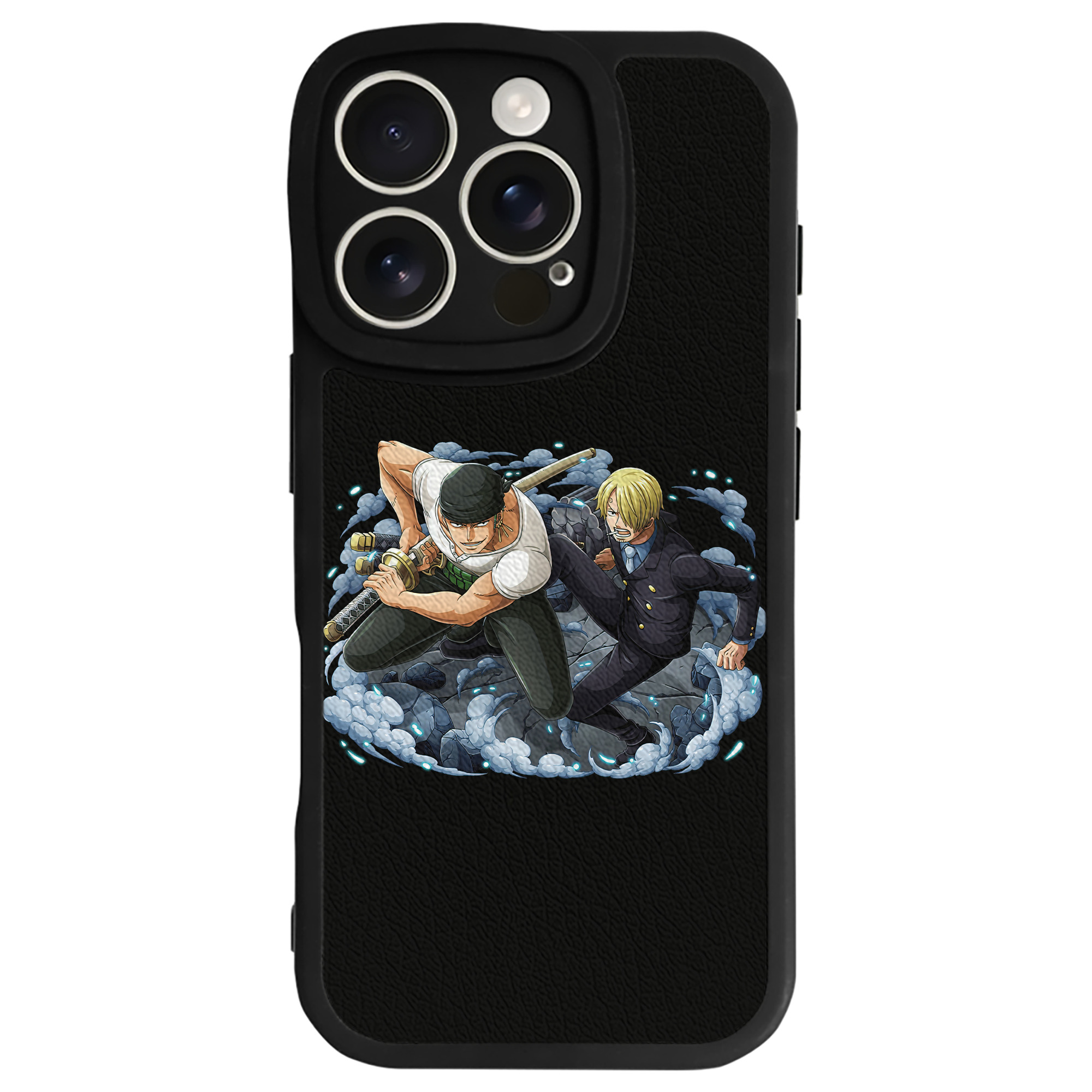 （画像用） ワンピース ロロノア・ゾロ ONE PIECE Roronoa Zoro 【iPhone 16シリーズ対応】シリコンスマホケース（レザー調） 材質：シリコン